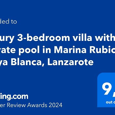 Luxury 3-Bedroom Villa With Heated Private Pool - In Marina Rubicon, Playa Blanca, Lanzarote Exterior foto